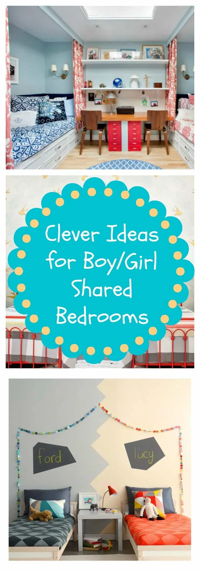 ideas for boy/girl shared bedrooms