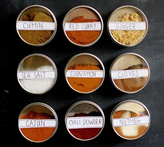 store spices