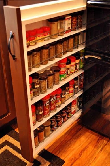 pull out spice cupboard