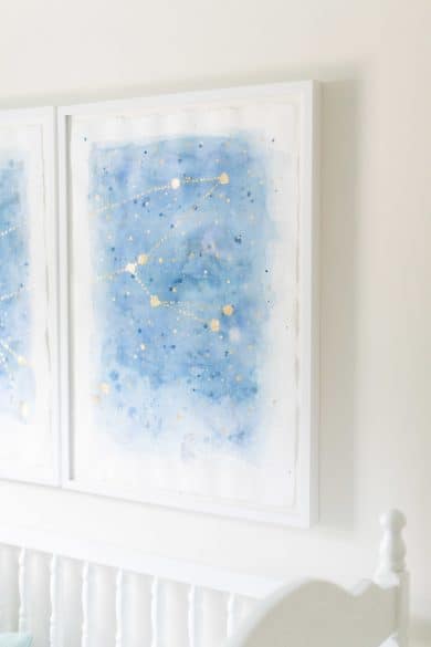 DIY constellation art