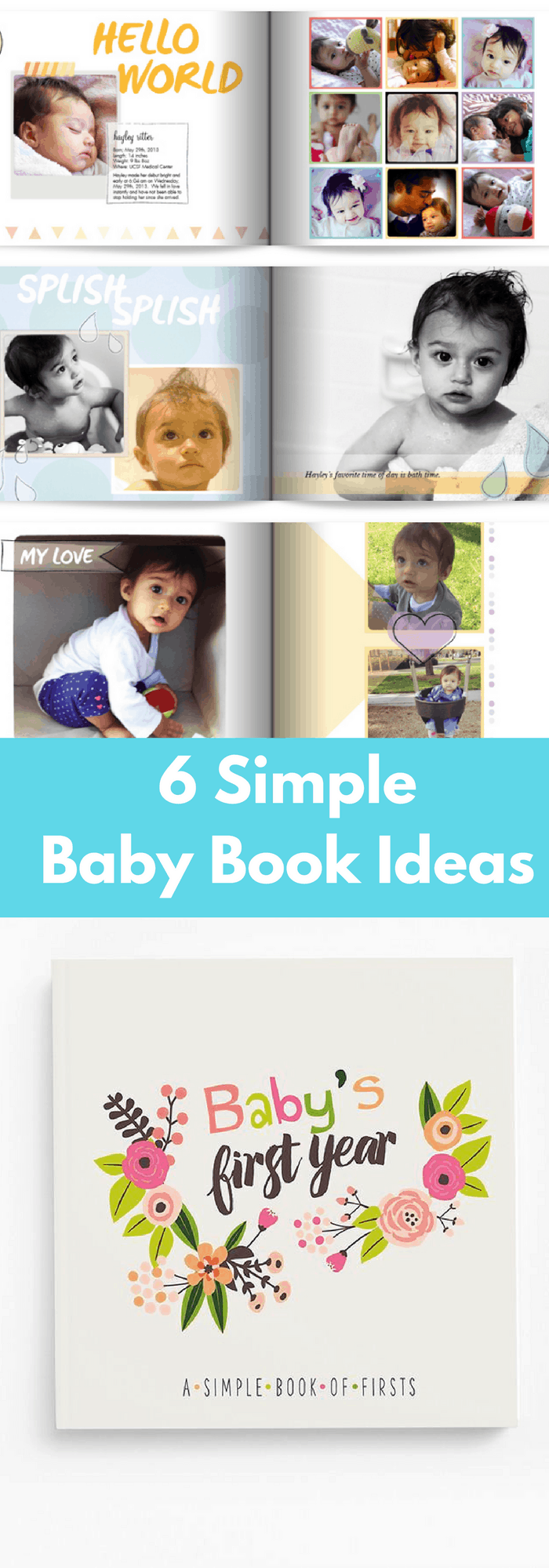 simple baby book ideas