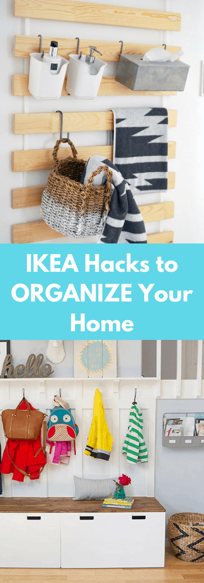 ikea hacks to organize your home