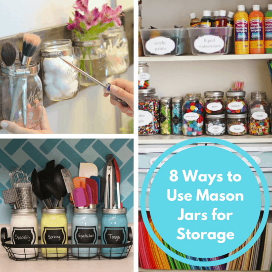 mason jars for storage