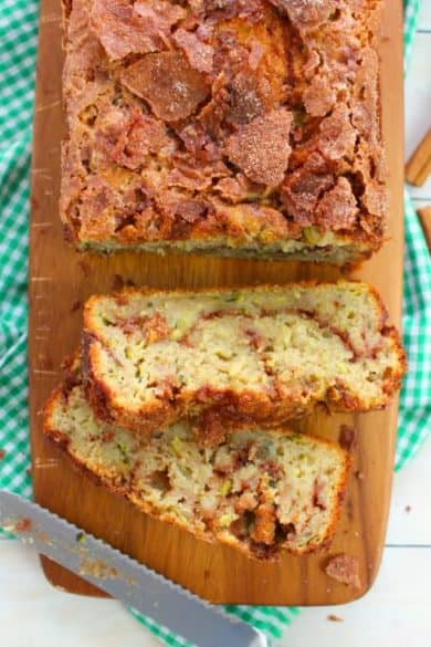 Cinnamon Swirl Zucchini Bread