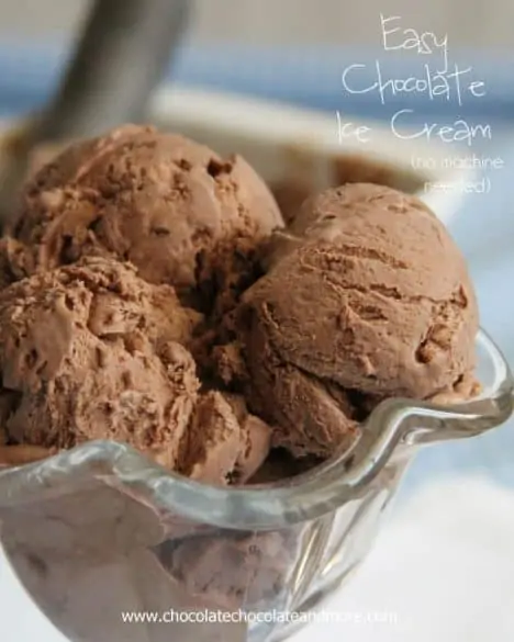 easy chocolate ice cream