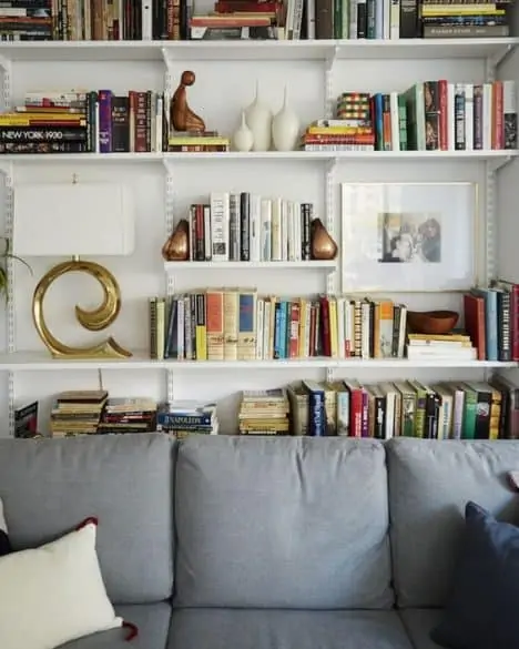 living room shelves