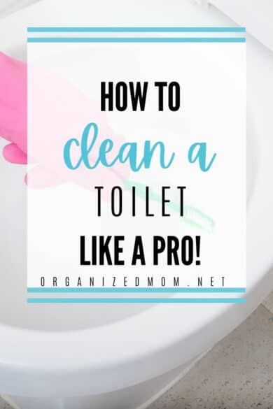 how to clean a toilet