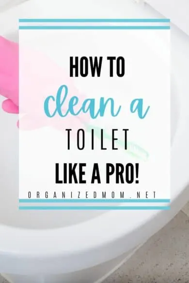 how to clean a toilet