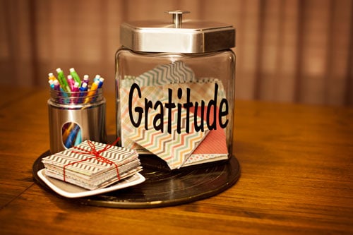 gratitude jar