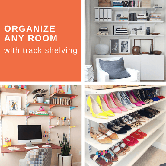 track shelving