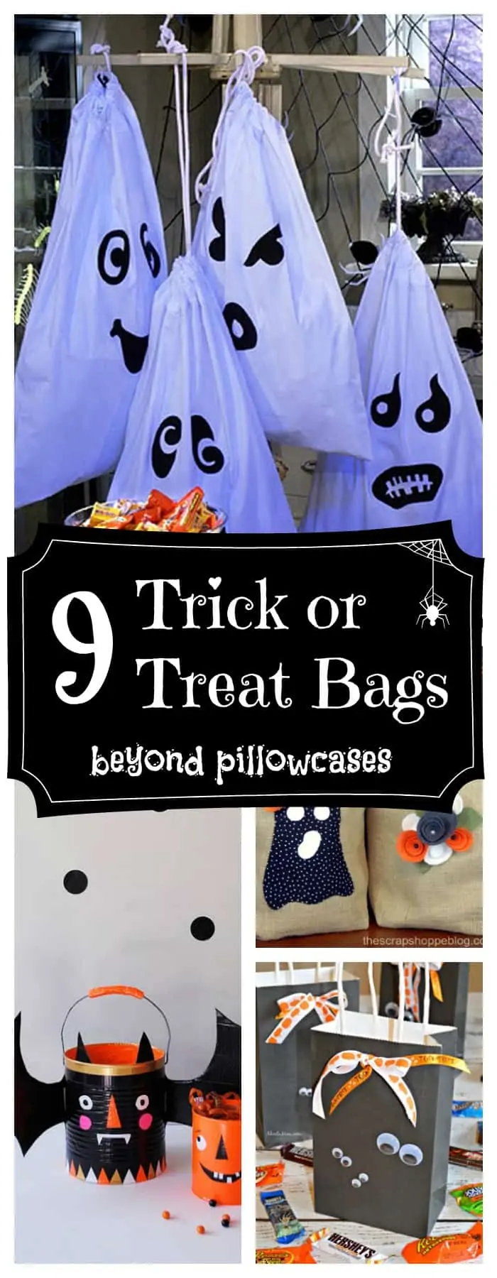 DIY Trick or treat bags - more than pillowcases