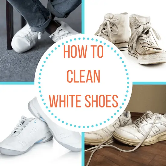 clean white shoes
