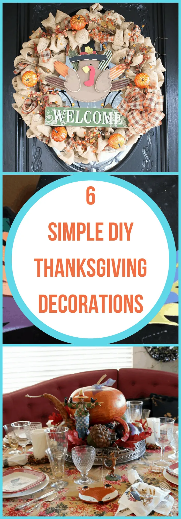 DIY-Simple Thanksgiving Decorations-The Organized Mom