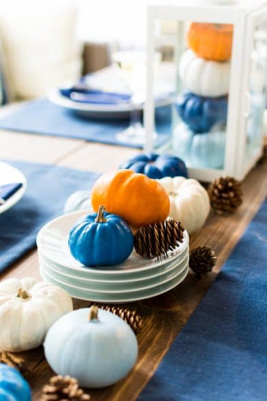 blue pumpkins