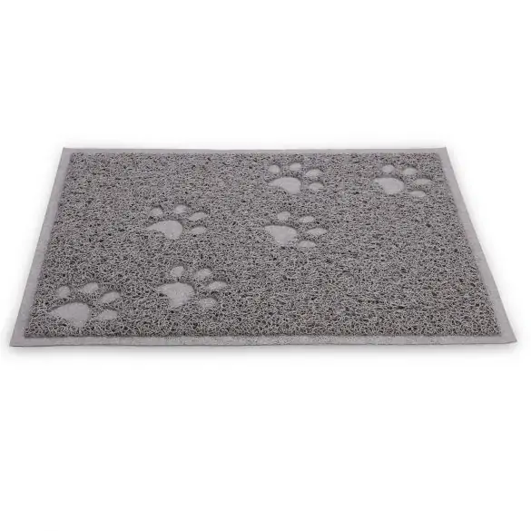 cat paw print mat