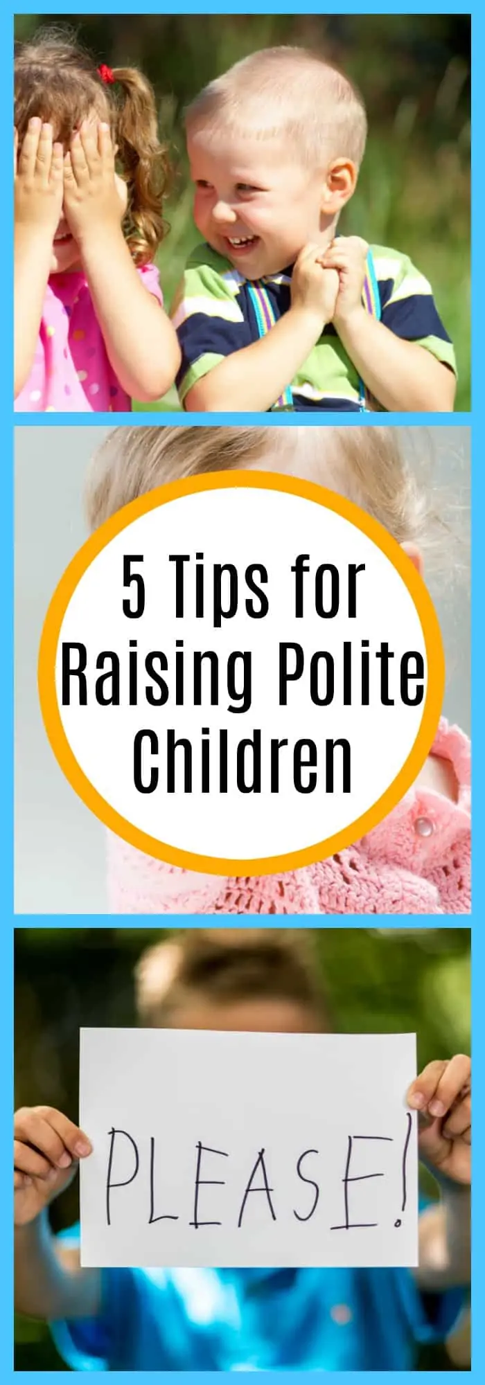 Parenting--5 Tips for Raising Polite Children--The Organized Mom