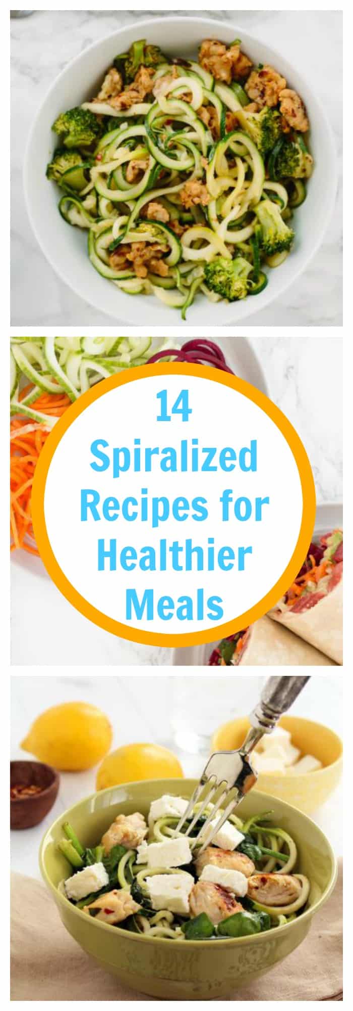 14 Spiralized Recipes to create Healthier Meals for Families