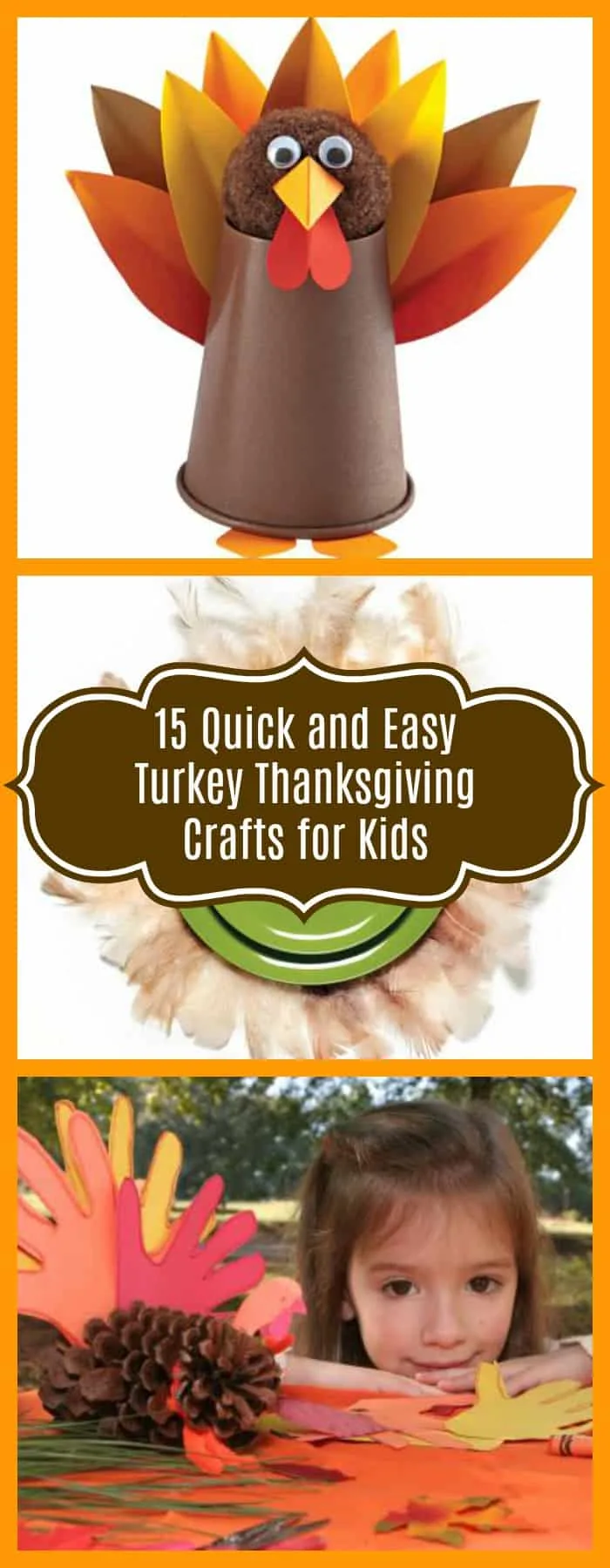 Crafts-15 Quick and Easy Turkey Thanksgiving Crafts for Kids-The Organized Mom