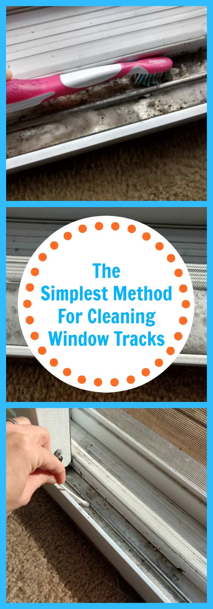 The Simplest Method For Cleaning Window Tracks - The Organized Mom