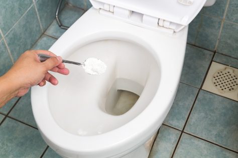 baking soda in toilet