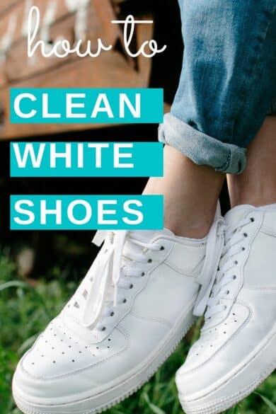 how to clean white shoes