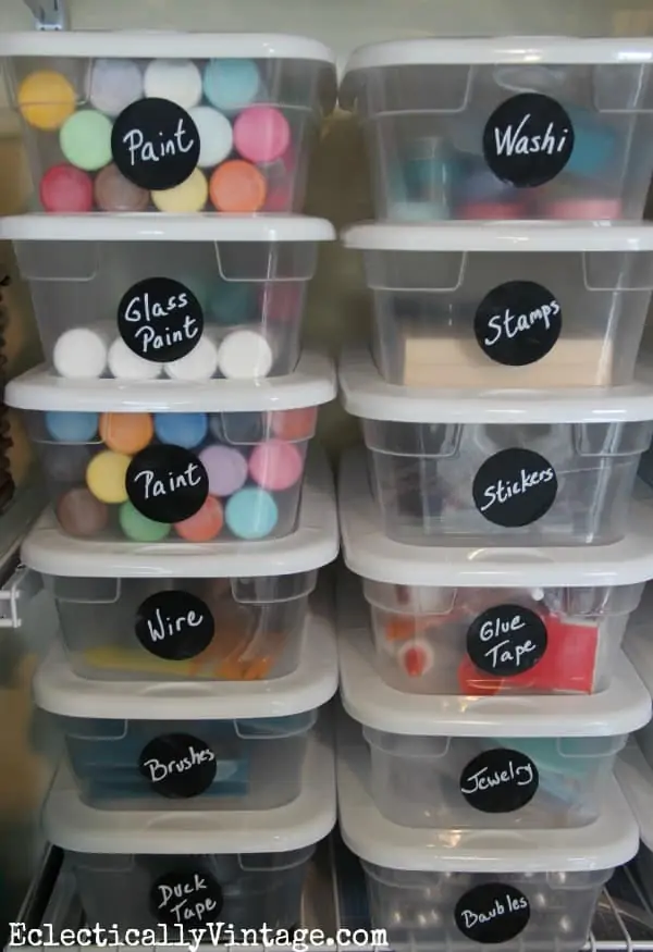 clear plastic storage boxes