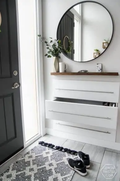 entryway organization