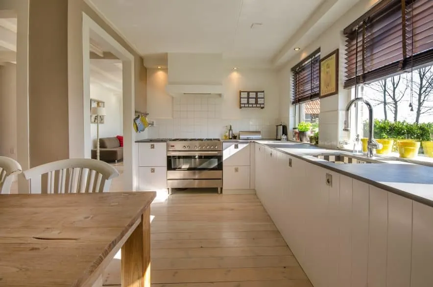 clean kitchen