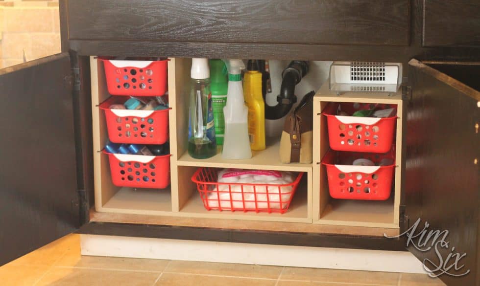 under sink storage