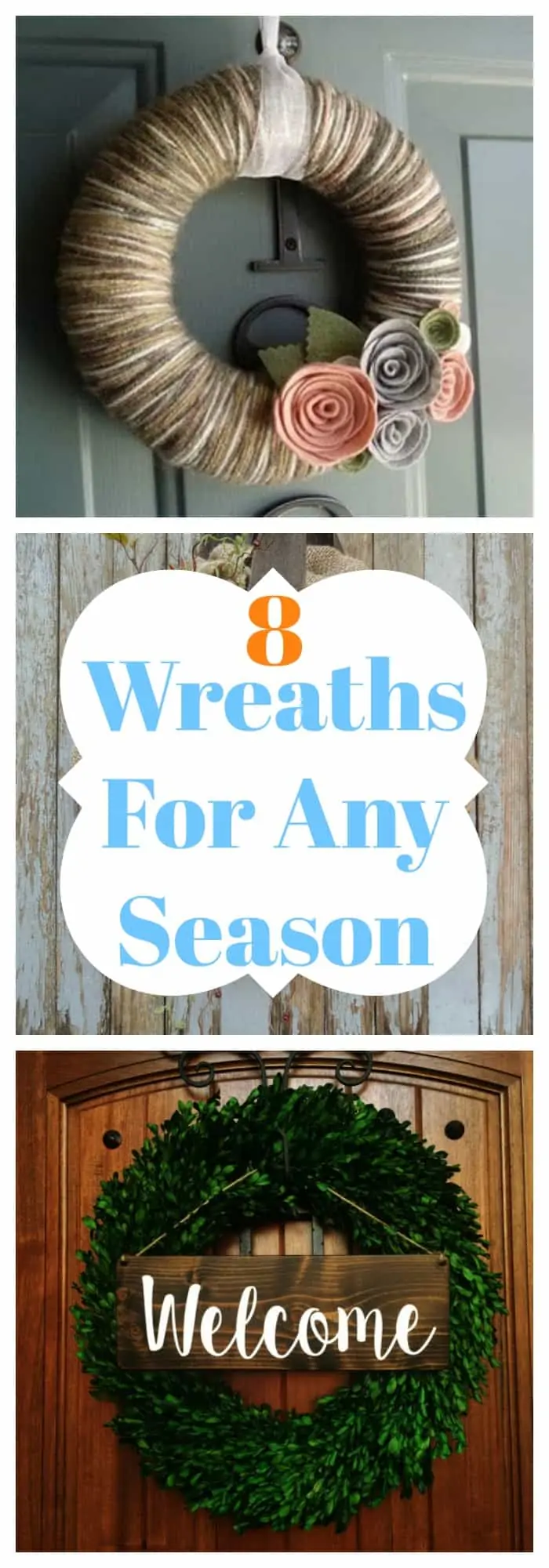 DIY-8 Wreaths For Any Season-The Organized Mom