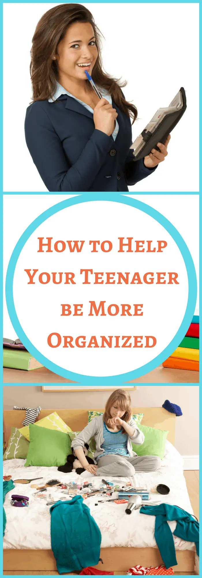 Organization--How to Help Your Teenager Be More Organized--The Organized Mom