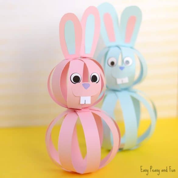 Paper Bunny Easter craft