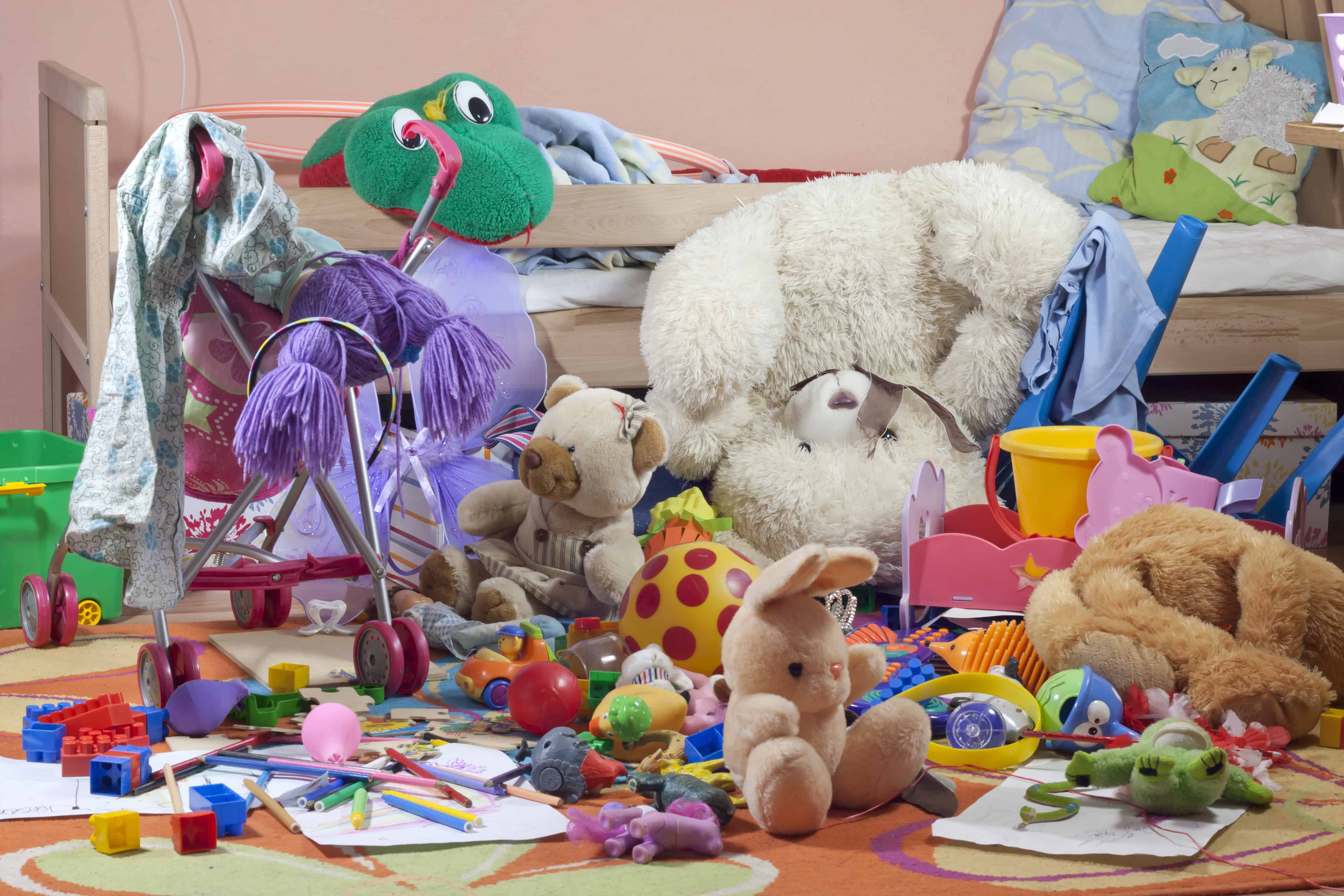 decluttering kids toys