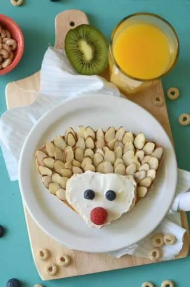 hedgehog toast