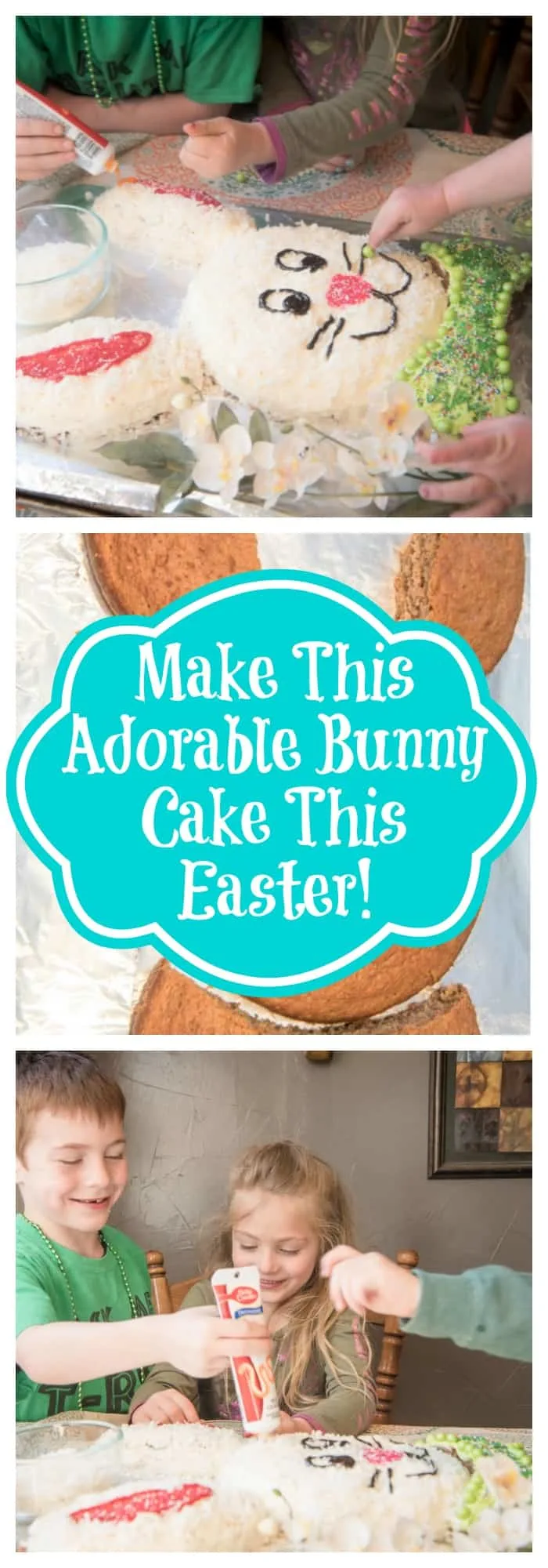 Holidays--Make This Adorable Bunny Cake This Easter--The Organized Mom