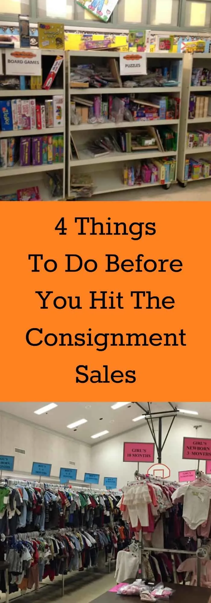 4 Things To Do Before You Hit The Consignment Sales--The Organized Mom