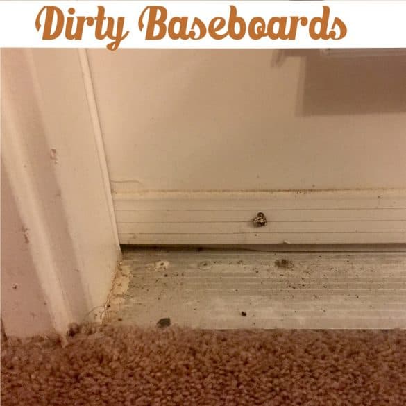 How to clean dirty baseboards