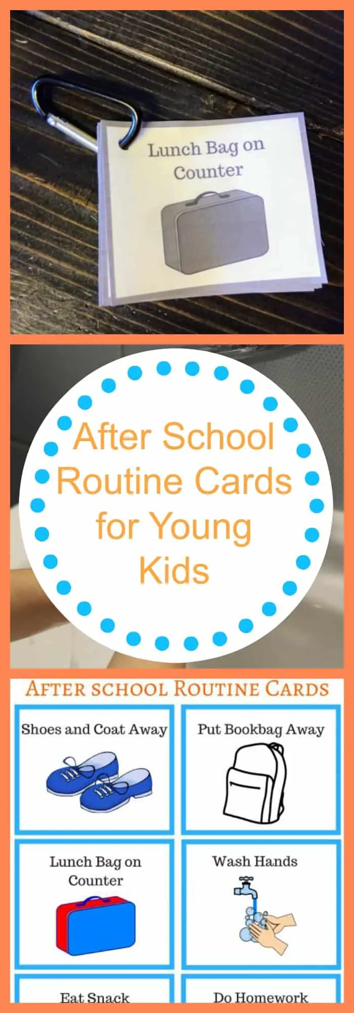 Parenting--After School Routine Cards for Young Kids--The Organized Mom