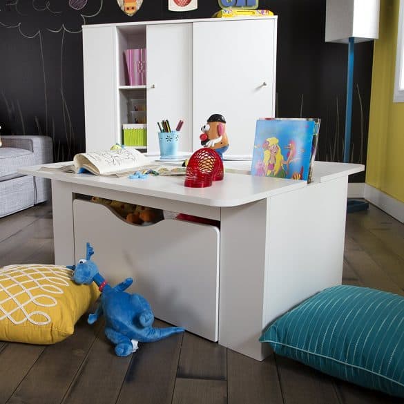 children's desk with storage