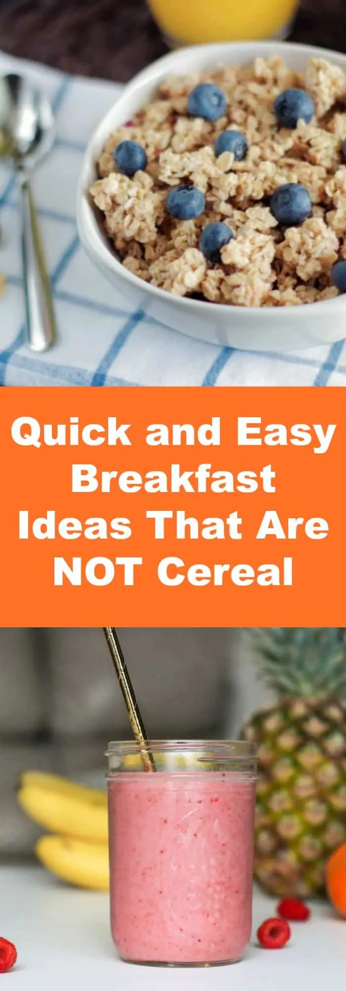 Breakfast--Quick and Easy Breakfast Ideas That Are NOT Cereal--The Organized Mom