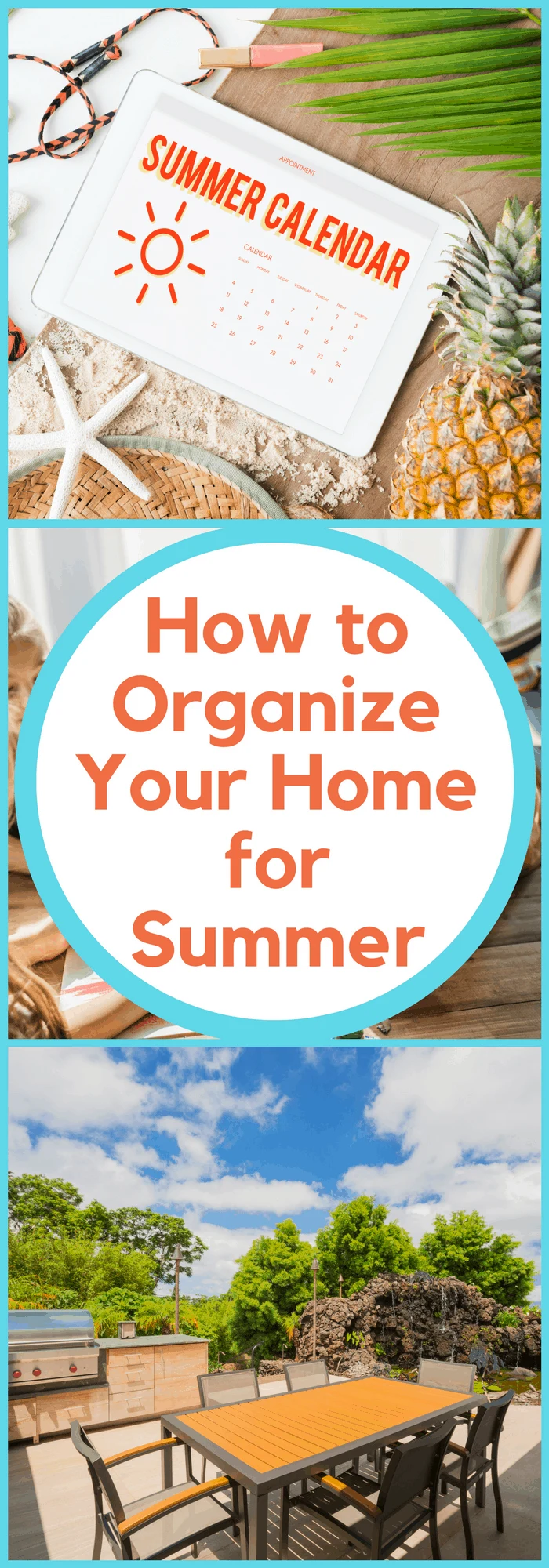 Organization--How to Organize Your Home for Summer--The Organized Mom