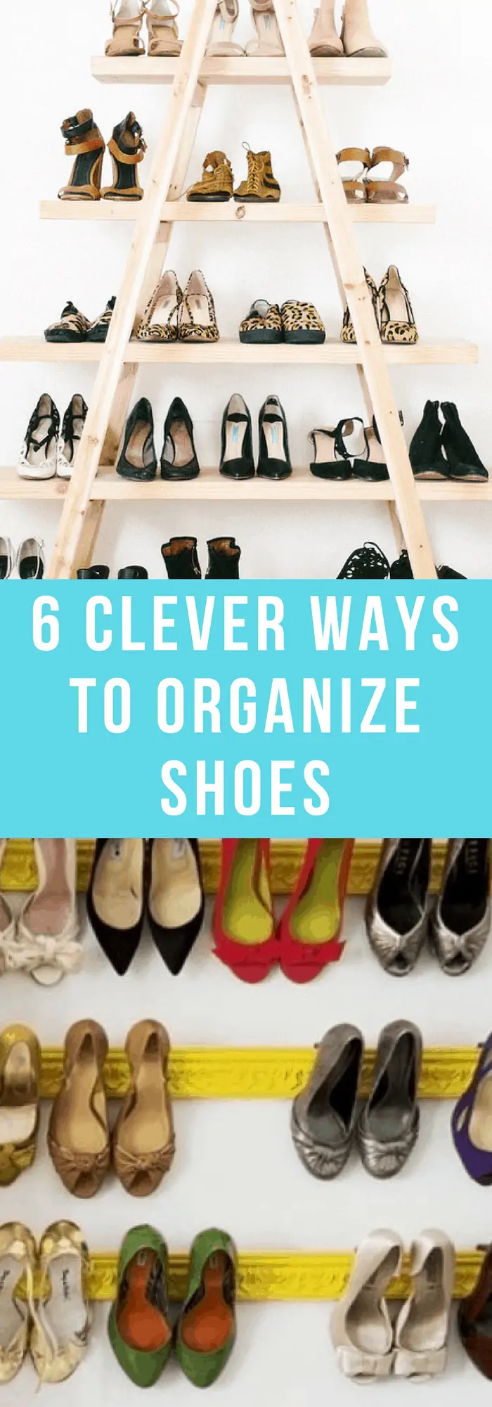 Organization--6 Clever Ways to Organize Shoes--The Organized Mom