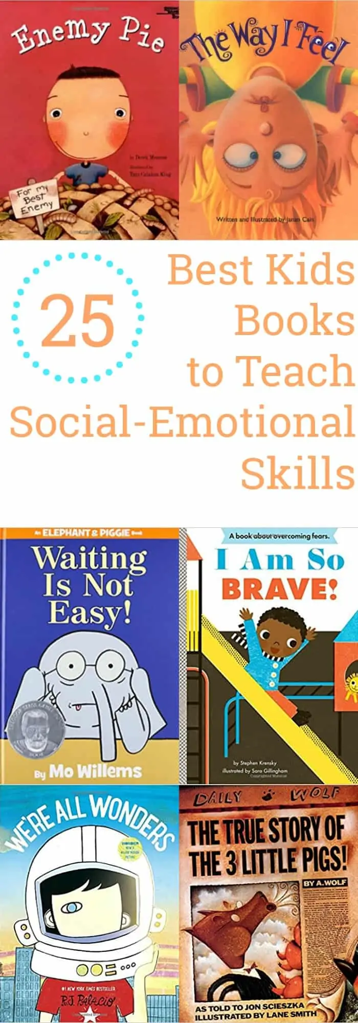 Parenting--25 Best Kids Books to Teach Social-Emotional Skills--The Organized Mom