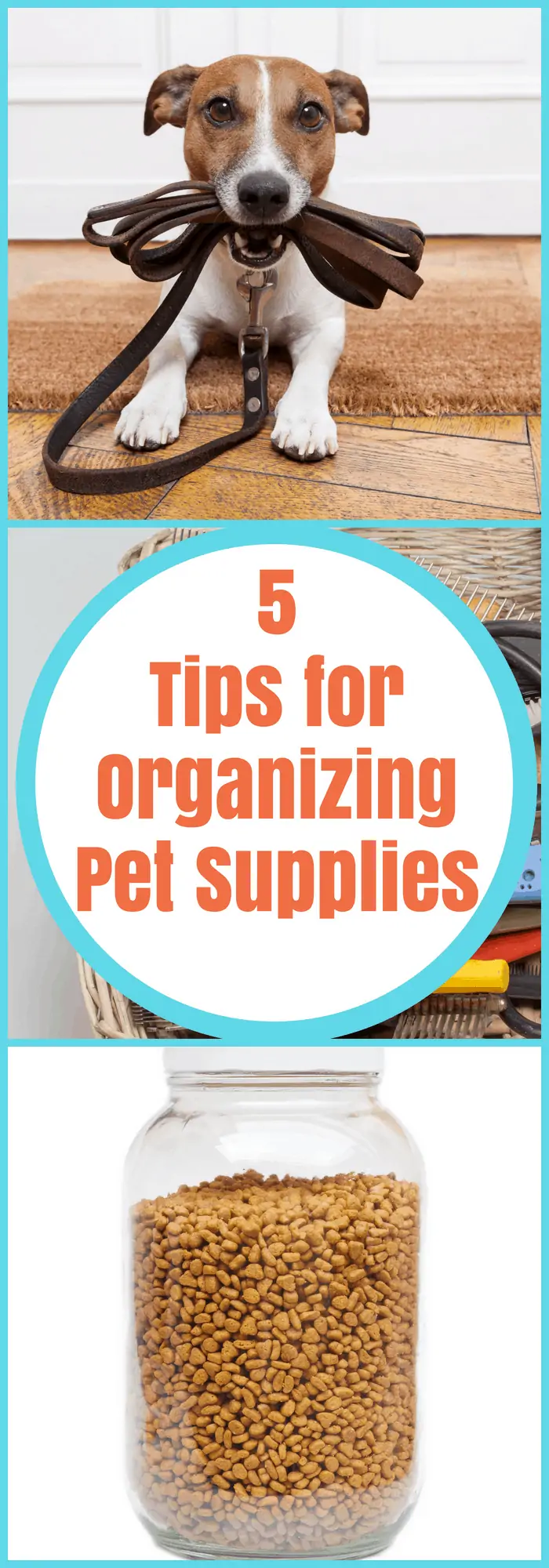 Pets--5 Tips for Organizing Pet Supplies--The Organized Mom