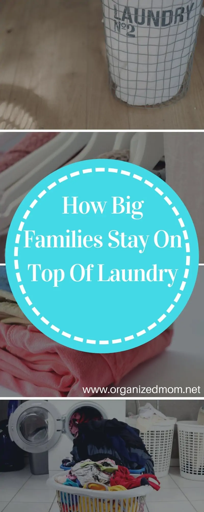 Organization--How Big Families Stay On Top of Laundry--The Organized Mom