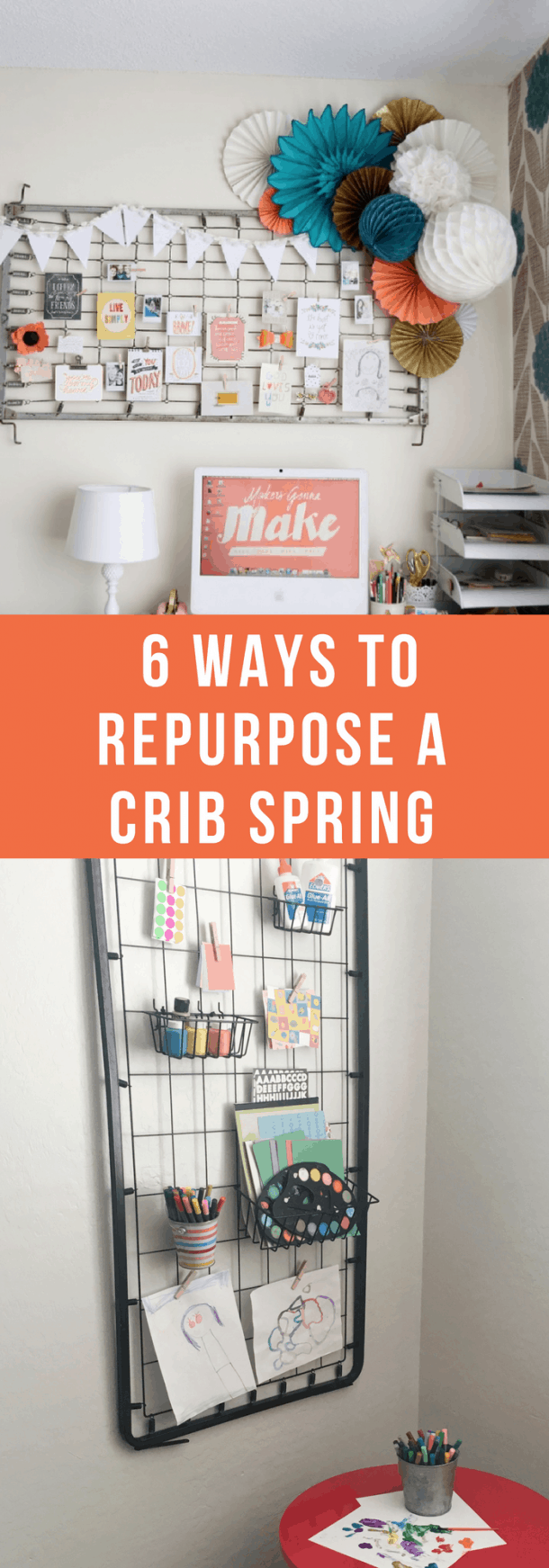 6 Ways to Repurpose a Crib Spring The Organized Mom