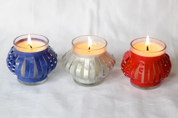 DIY votive candles