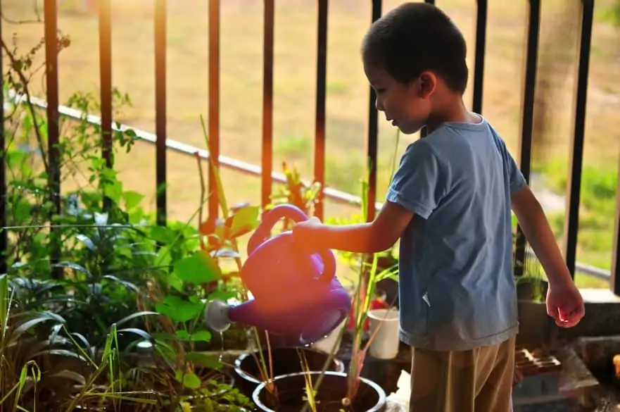 outside chores for children