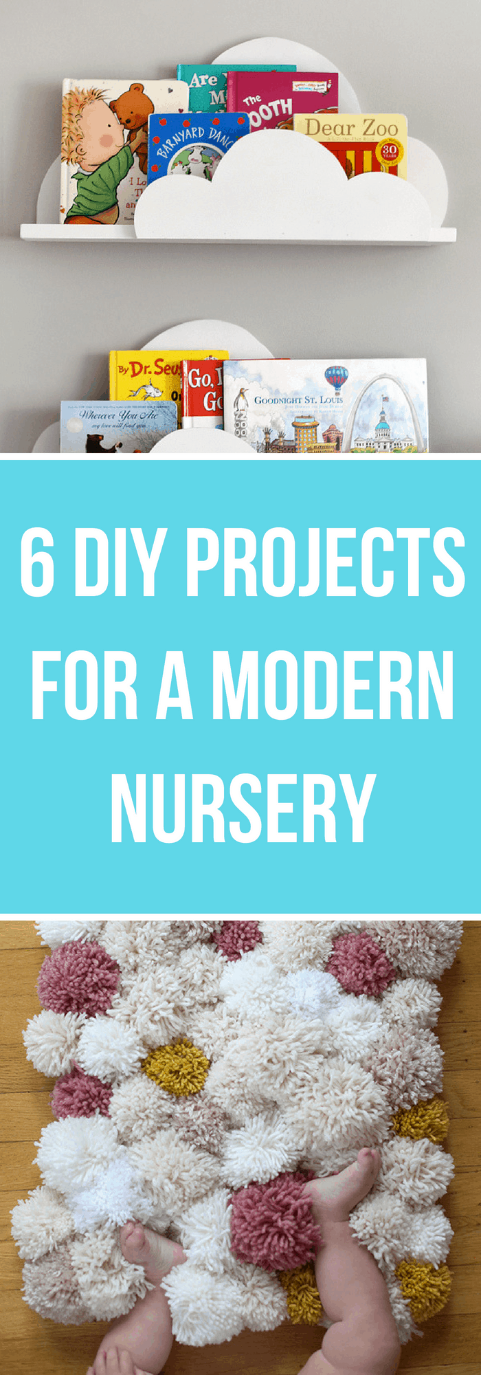 Nursery Room Decor==6 DIY Projects for a Modern Nursery