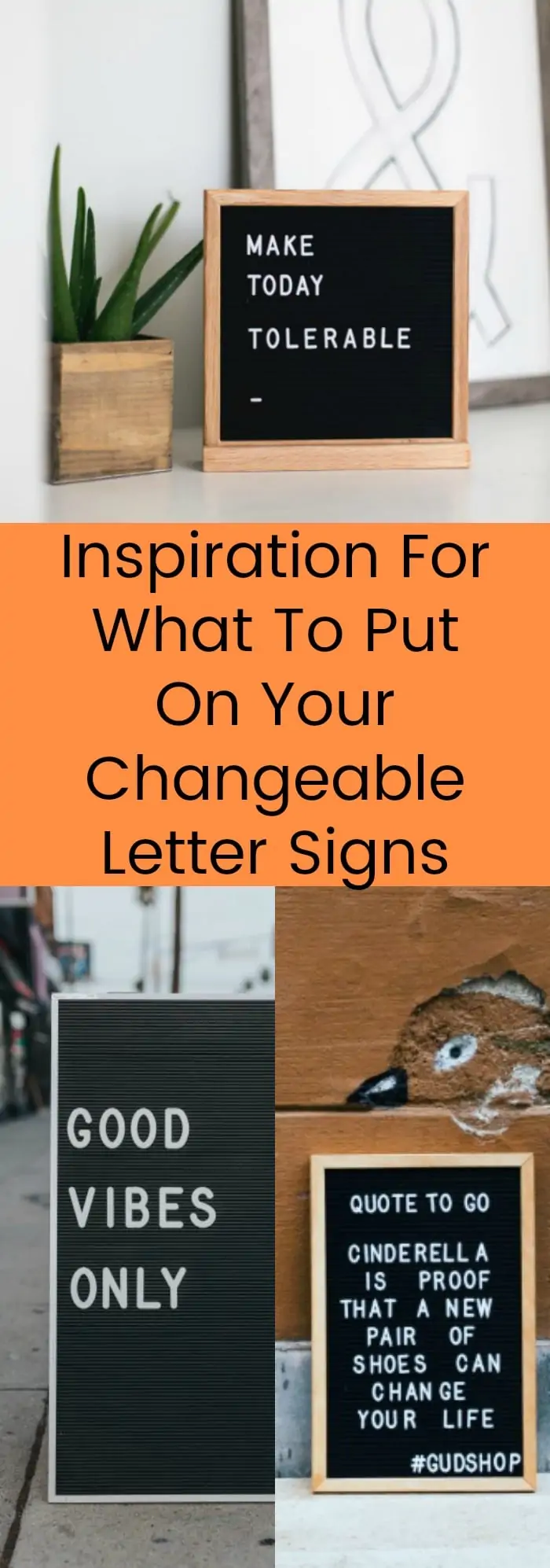 Inspiration For What To Put On Your Changeable Letter Signs